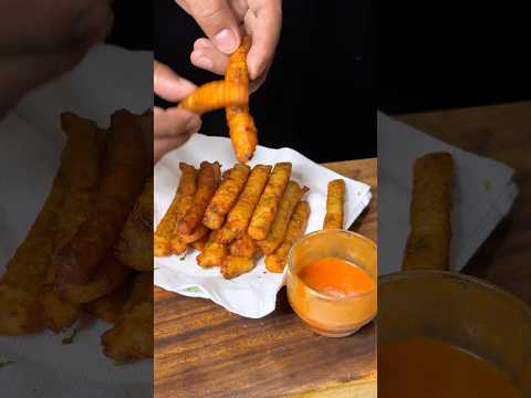 Crispy potato sticks ASMR #shorts french fries #short #trendingshorts #viral