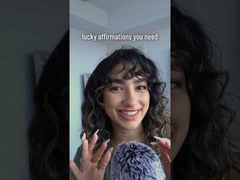 lucky affirmations you need🍀 #asmr #sleep #asmrpersonalattention