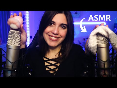 ASMR ITA: I NUOVI MICROFONI BINAURALI PERFETTI PER L'ASMR | whispering, ear  brushing, kisses