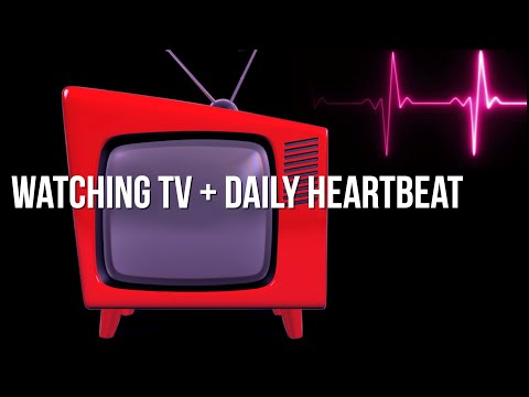 My Heart While Watching TV | Female Heartbeat ASMR