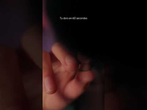 ASMR Tu dors en 60 secondes