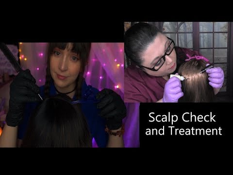ASMR Scalp Check and Treatment | Collab with Noa ASMR