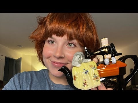 ASMR What I got for Christmas 🍄🍓🥰 (tapping, whispering, unique gifts haul)
