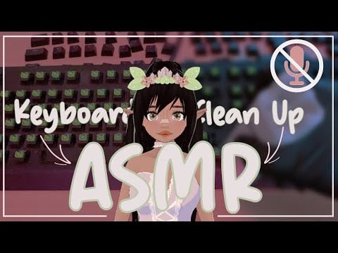 ASMR 'No Talking 📵' Cosy Coop Tech Support | Razer Blackwidow Elite Keyboard Cleaning #asmr #razer
