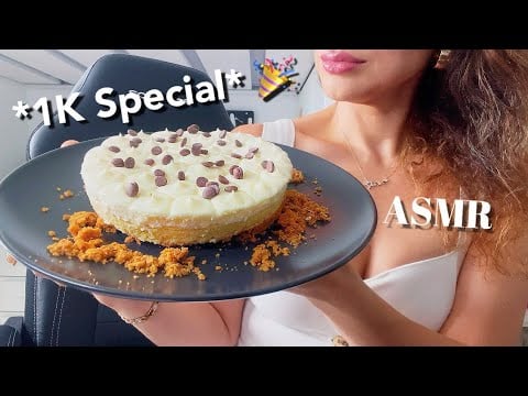 ASMR| *1K Special* 🎉 Eating Lime Cheesecake & Talking (deutsch/german) 