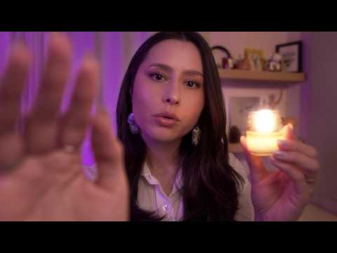 Sleep ASMR 💫 Aura Cleaning, Negative Energy Plucking & Calming Hand Movements (Inaudible Talking)