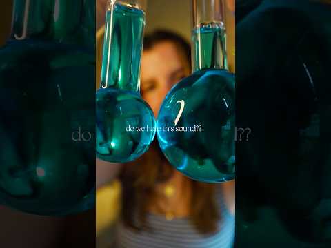 relaxing water globes 💙🧊 #asmr #personalattention #spa