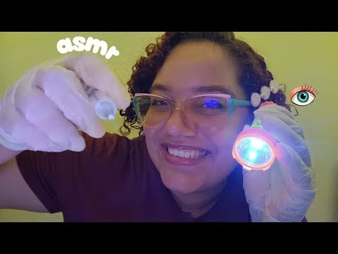 ASMR MUDANDO a COR do seus OLHOS 💕👁️