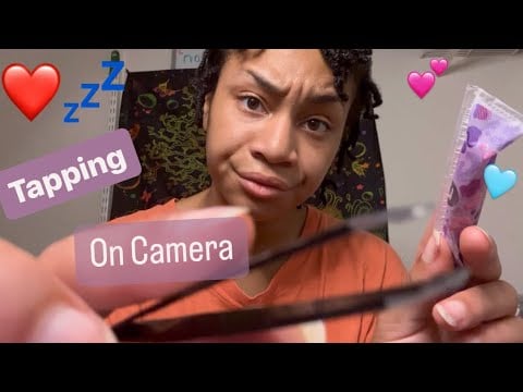 ASMR - Slow Mo Tapping On Camera (Hannah)