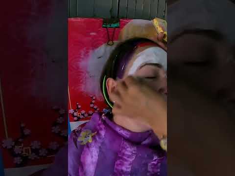 Depilación callejera de rostro y cejas 🇹🇭 #depilation #short #travel #culturatailandesa