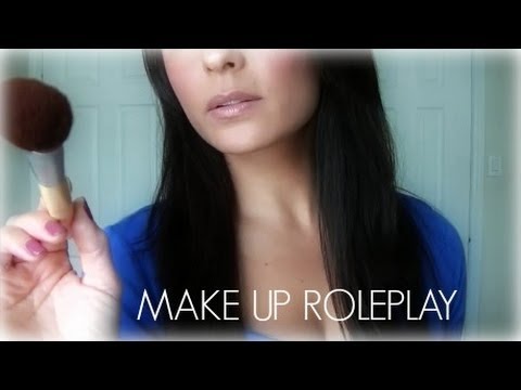 ASMR ROLEPLAY MAKE UP APPLICATION Soft Spoken, Whispering, Soft Sounds