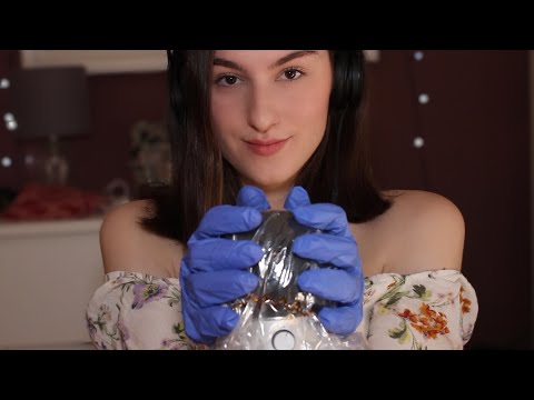 [ ASMR ] Latex gloves + crinkle sounds // NO TALKING (german/deutsch)