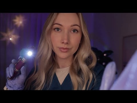 ASMR Doctor Home Visit | Flu Check-Up & Physical Exam For Sleep 🩺❄️