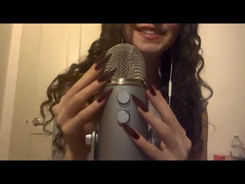 My twenty fourth ASMR video | mic scratching + close clicky whispering