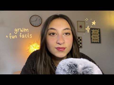 ASMR | GRWM während ich dir fun facts über mich erzähle 🤭