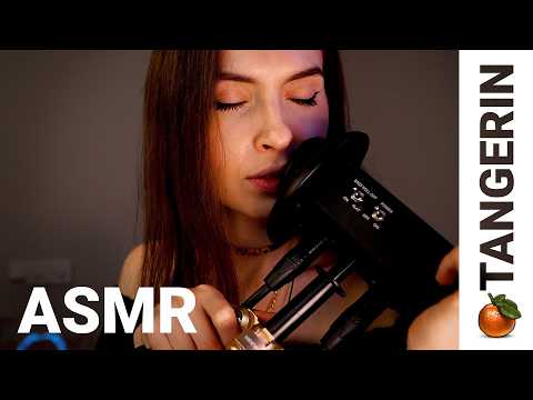 ASMR Mouth Sounds / Spit Painting / Ear Cupping | Tangerin