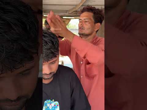 $1 Indian Street Head Massage Part 2 #asmr #satisfying #headmassage #relaxing