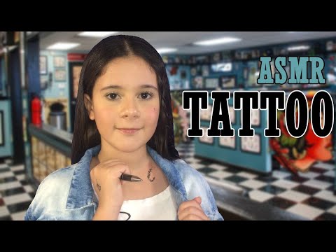 ASMR - FAZENDO TATUAGEM EM VOCÊ (roleplay)