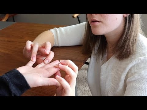 [ASMR] Up-Close Holistic Hand Exam | Sensory, Movement, Massage, Energy Reading