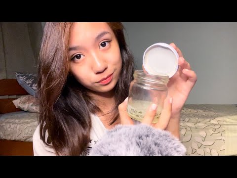 ASMR ~ Lid Sounds | Glass Jars, Containers, Perfume Bottle And More | With Some Whispers