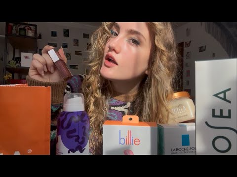 let’s do an ulta haul ASMR tapping & whispers grwm (sshhh there’s an intruder in my house)