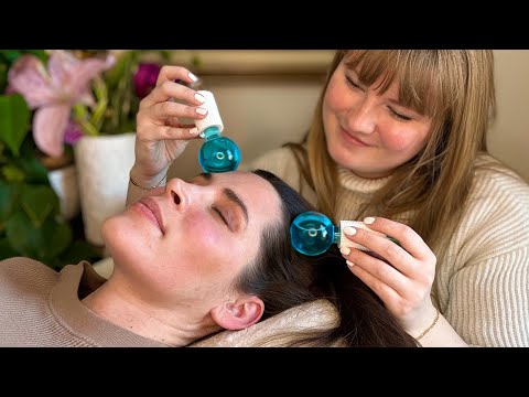 ASMR Head & Scalp Massage | Hair Brushing, Water Globes, Wooden Comb, Satisfying Tingles for Sleep