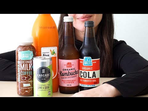 ASMR Drinking Sounds: Assorted Beverages (Mostly No Talking)