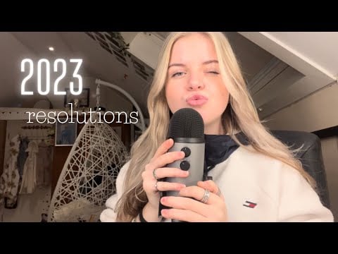asmr | my New Year’s resolutions!! *some inspiration*