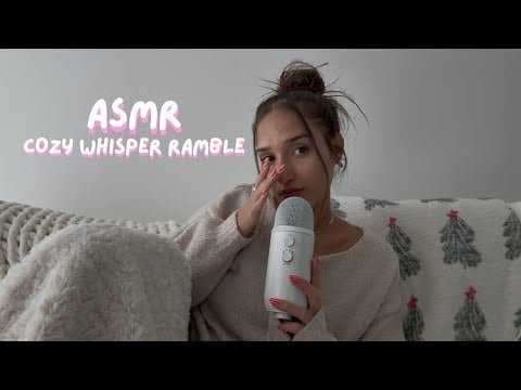 asmr - cozy whisper ramble ☁️🧸