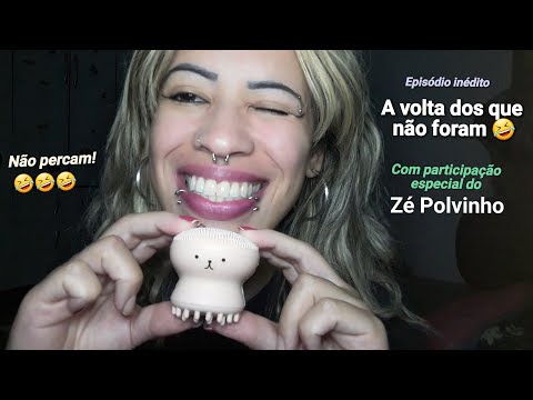 ASMR 🐙🗣️triggers com o Zé Polvinho + conversa com vocês