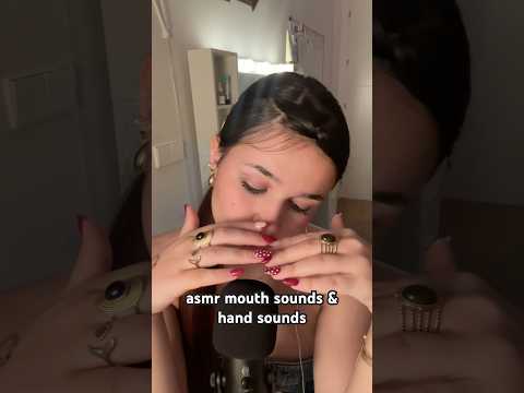 asmr mouth sounds and hand sounds