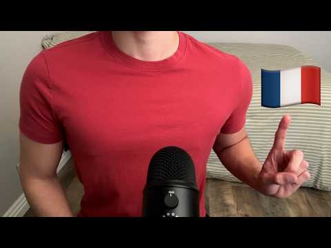 ASMR | Saying words with a French accent (ASMR en Français)