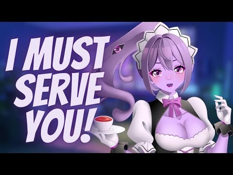 Sweet shoggoth maid BEGS to serve you (F4A) [ASMR] [Sick care] [Slime sounds] [Sleep aid] [Clingy]