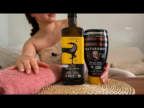 Honey Hair Mask ASMR 🍯 Soft-Spoken Self Care + Gentle Sounds (Lofi)