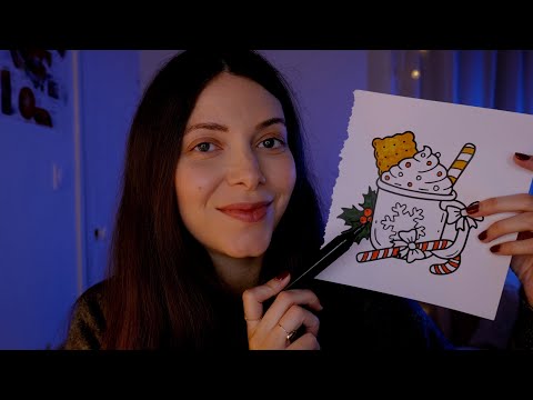 ASMR | Coloreando con vibes de NAVIDAD