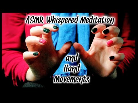 ASMR Hand Movements + Tranquil Forest Meditation #WhisperedASMR 