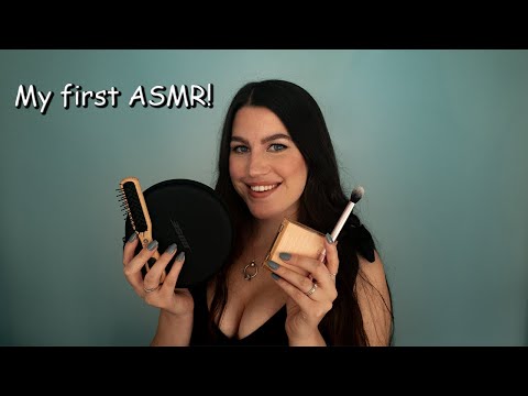 My First ASMR (Whispering, Tapping and Scratching)