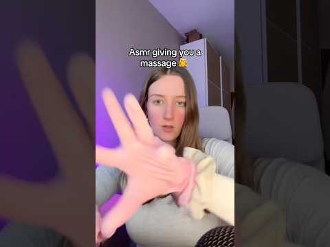 Quick massage for you to sleep FAST 😴 #sleep #asmr #asmrmassage #triggersforsleep #relax