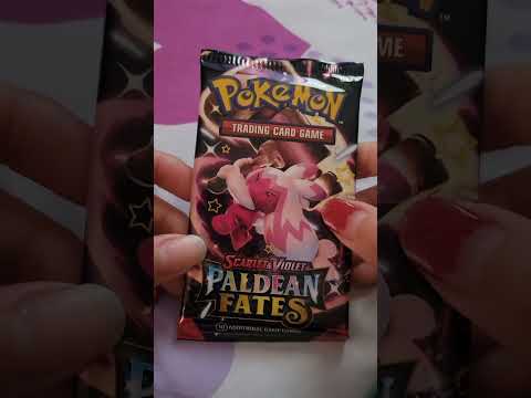 ASMR Opening 1 pack of Scarlet and Violet Paldean Fates ✨️