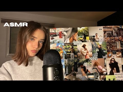 ASMR- Mon vision board 2025💫
