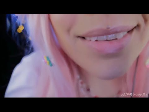 LENS AND MIC LICKING ASMR (🍯Honey Girl ASMR)