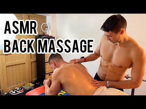 ASMR BACK AND SPINE MASSAGE - ASMR MASSAGE - ASMR NO TALKING