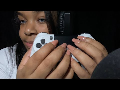 ASMR | Controller & Headset Tapping | brieasmr