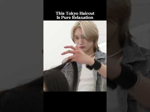 (ASMR) Beautiful Japanese Lady Gets Professional Haircut from Top Stylist in Tokyo, Japan
