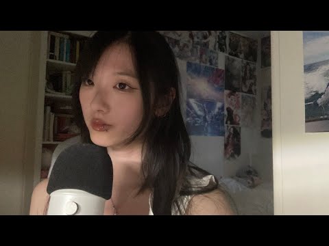 ASMR Mouth sounds and mic scratching