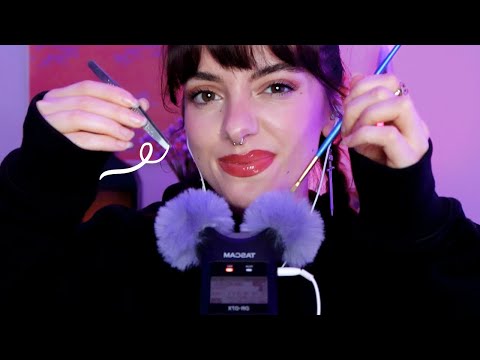 ASMR FR | Trifouillage COMPLET des OREILLES 👂 (papouilles, sérum, souffle, côtons-tiges...)