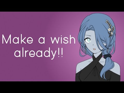 Lazy Genie Girl Wants You To Make A Wish (ASMR Roleplay) [F4A]