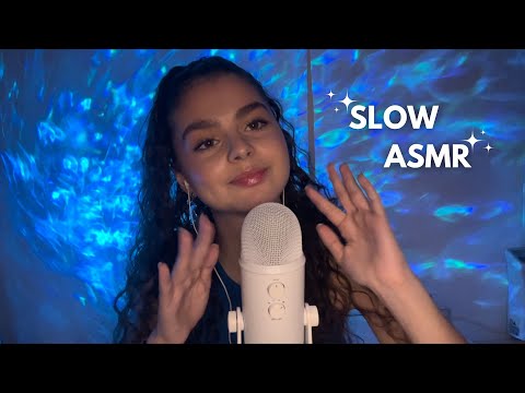 SLOW ASMR (tapping, sticky fingers, hand sounds...)