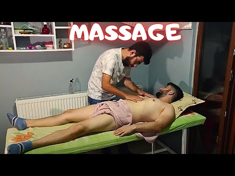 ASMR TURKISH FULL BODY AMAZING MASSAGE-Chest,leg,feet,arm,back,abdomen