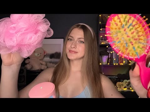 ASMR Fast and Aggressive Haircut •☆• hair style, curling, trim, invisible clip, personal attention